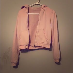Heavy light pink jacket